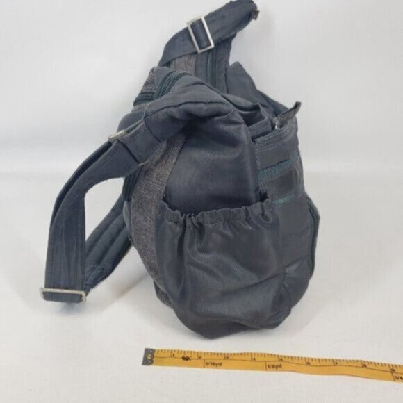 Lug Diaper Bag Grey Messenger Cross Body Carry All Gym Travel With Chang… - Picture 9 of 16